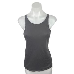 Lululemon Gray Scoop Neck & Back Pullover Athletic Workout Tank Top Size L